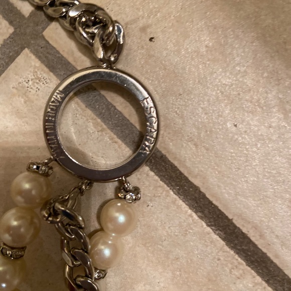 Vintage Escada Triple Layer Chain Belt Necklace - Picture 2 of 5